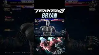 Tekken 8 😱 Ulsan Bryan Clean Taunt Jet Upper Combo 😱 #shorts #bryan