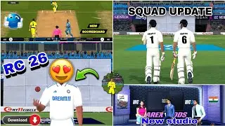 🤫Update Now : Real Cricket 26 V&sup2; Is Release  { New Stadium Graphics 🔥 } New features realstic jersey
