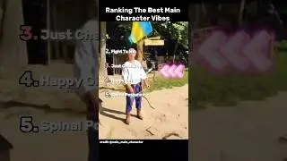 Ranking best main character Vibes 🫡||#maincharacter #ranking #tiktok