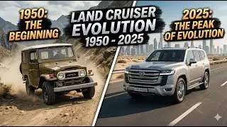 &ldquo;Toyota Land Cruiser Evolution: Robocop-Style Transformation (1950 &rarr; 2025)&rdquo;
