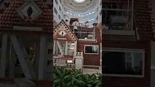 Building the Grand Floridian Gingerbread house  #disney #shorts