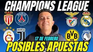 Pronosticos Champions League PLAY OFFS / Martes 17 de Febrero