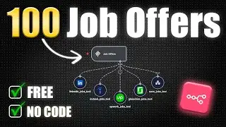 I built an AI Agent that scrapes remote job offers for FREE (no code)