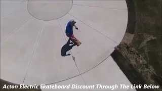 Acton Blink S Electric Skateboard Test - Chippewa Falls Riverfront Park -Acton Skateboard Promo Code