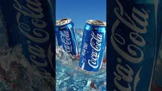 ✨ Coca-Cola Cans in Water ASMR  Relaxing Fizzy Splash Sounds 🥤💦 #asmr #asmrsounds