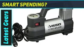 Husky 12V Inflator &ndash; Best Simple Tire Inflator for Emergency Kits