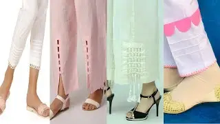 #Trouser #Poncha Design | 2020 New Trouser Design | Latest #Pintex #Pintucks Trouser Design