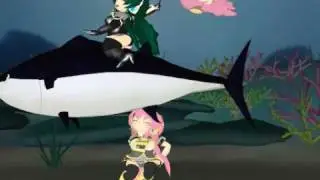 【MikuMikuDance】たこルカ★マグロフィーバー【TakoLuka★TunaFever】