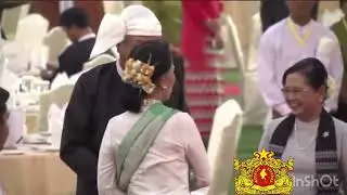 Myanmar President, First Lady welcome State Counselor Daw Aung San Suu Kyi for inauguration dinner