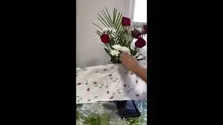 Flower arrangement 101 with my bff