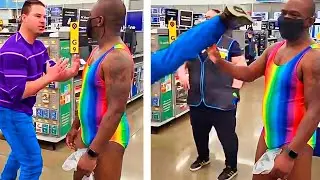 WOKE Trans Activists Attack Man And Then This Happens #4