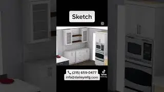 From a high quality 3D sketch, to your beautiful dream kitchen! 😍 #sketchtoreality #kitchenremodel