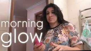 Getting ready: morning routine. Teeth and curly hair routine. Asmr sounds, realistic 10am 