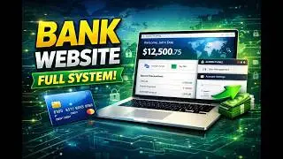 Build a Complete Online Banking System with PHP & MySQL 🔥