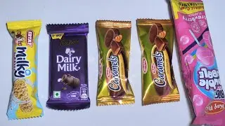 ASMR Most Popular Candys🍬🍭/ some lots of colorful rainbow lollipop candy / unpacking chocolate eat