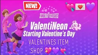 *NEW* MultiVersus Valentines Update item Shop 💘💜💌 (  i Missed Wonder Woman & Black Adam 🤦🏽&zwj;♂️😂