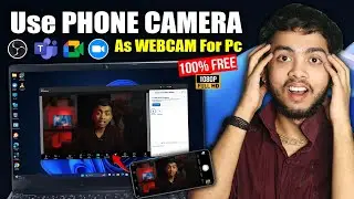 How to Use Phone Camera As Webcam🤯 - Best External Webcam For PC🔥