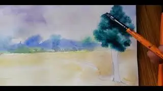 Step by step art lesson by artist ajaya deshar