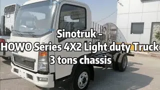 Sinotruk - HOWO Series 4X2 Light duty Truck (3 tons chassis)