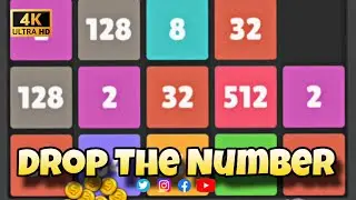 Cube2048 | 2048 Merge Block game | Drop & Merge the Numbers part14