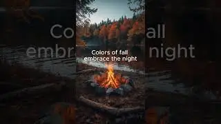 Fireside Calm Beneath Autumn Skies / Digital Nature Break