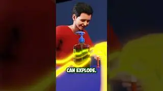 😱Может ли дезинфицирующее средство для рук загореться?! 🔥