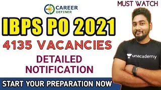 IBPS PO 2021 Detailed Notification | 4135 Vacancies | Exam Date | Eligibility Criteria |