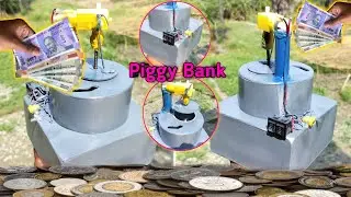 Money Saving Box & P VC Coin Piggy Bank Homemade