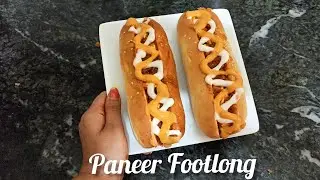 Paneer Footlong Recipe | Tasty Paneer Hootdog Recipe | Paneer Recipe