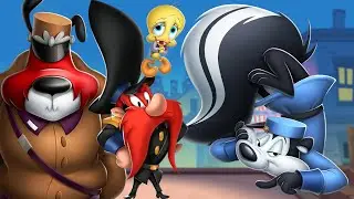 PANDEMONIUM PATROL: PEPE LE PEW, TWEETY, YOSEMITE SAM, SAM SHEEPDOG - Looney Tunes World of Mayhem