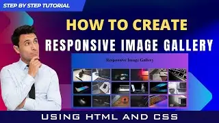 How To Create A Responsive Image Gallery With CSS | Responsive Image Gallery HTML CSS Source Code
