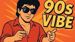 SRK Don Vibes in 90s Style | Original AI Retro Bollywood Beat #90s #trending #srk 