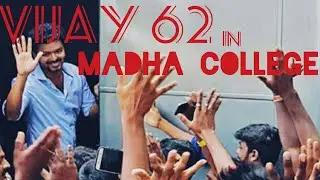 Thalapathy Vijay @ Vj 62 shooting Spot at Madha college|ToTa|TOASTED THAKKALI