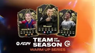 EAFC 24 ultamate Team of the season warm up series ps5
