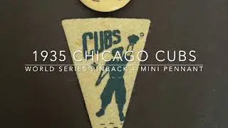 Antique Chicago Cubs Pinbacks 1929 - 1945 Baseball Collectible Foamer Video   SD 480p