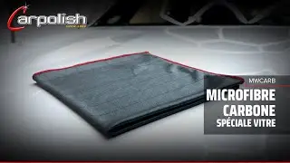 MICROFIBRE CARBONE POUR VITRE par Carpolish