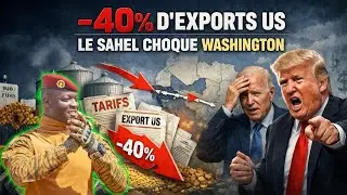 Ibrahim Traoré provoque un choc mondial : −40 % d’exportations US en 10 jours