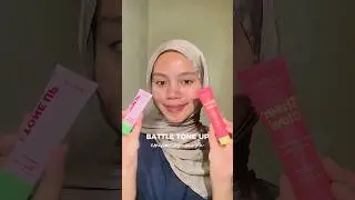 battle tone up cream emina vs scora🌷✨️