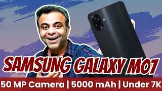 Samsung Galaxy M07 Launched, Price, Specificatio- Processor, Camera, Display, Battery, RAM, Storage