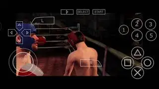 (Best knockout) Playing Fight Night Round 3 on android PSP Emulator