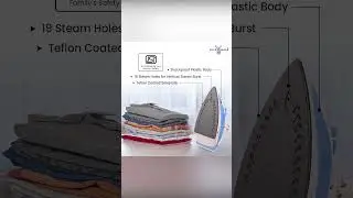 Blue Eagle Heavy Duty Steam Iron 1250 Watt- Blue l 1 Year Warranty