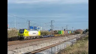 Captrain Stadler 006.012 on International Intermodal | Spain 🇪🇸 to Poland 🇵🇱 | Filmed at Cornell&agrave;