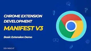 Build Chrome Extension using Manifest v3 | Tutorial | Build Basic Manifest 3 Extension
