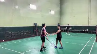 Franz / Ricki vs Hanrico / Josi - Badminton for hobby (Bros)