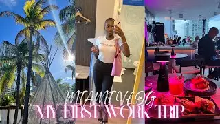 Miami Vlog 🌴 I went on my first Work Trip! + Rosa Sky Rooftop, Oysters & more