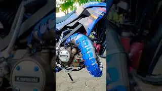 #shorts | Ninja SS KLX, DTRACKER #supermoto #klx #dtracker #ninjasupermoto #ninjarasaklx #2tak #fyp