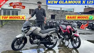 New Hero Glamour X 125 Base Model Vs Top Model || On road Price || New Glamour X 125