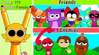 Sprunki Pyramixed EXTRA ORIG RELATIONSHIPS |NEW UPDATE (GALLERY) Characters Relationships