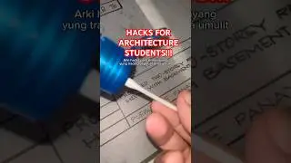 Hacks for Architecture student #architecturestudents