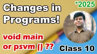 Changes in Java Program for 2025 Exam | ICSE Class 10th Computer #important